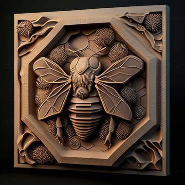 3D модель Osmia parietina (STL)